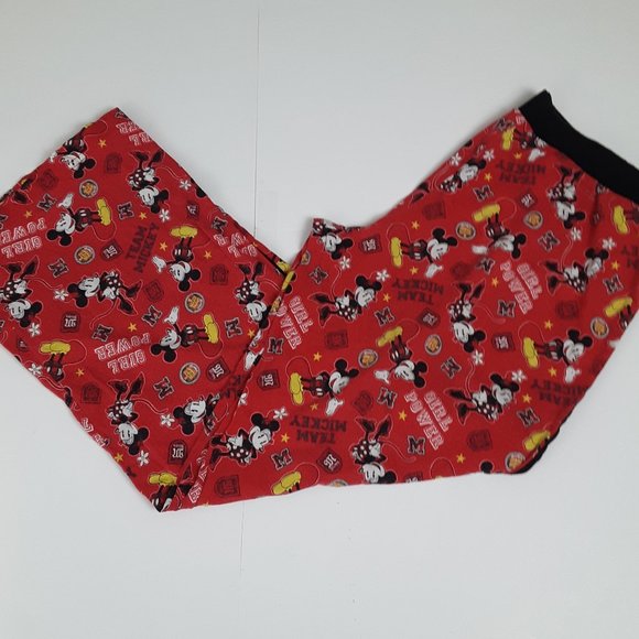 Disney team mickey girl power pajama bottom - Picture 1 of 6